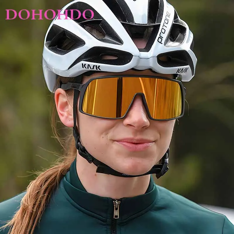 

Fashion Luxury Brand Design Large Frame Ride Prevent Wind Glasses Men Women Outdoor Sport Running Sunglasses Sun Shades UV400