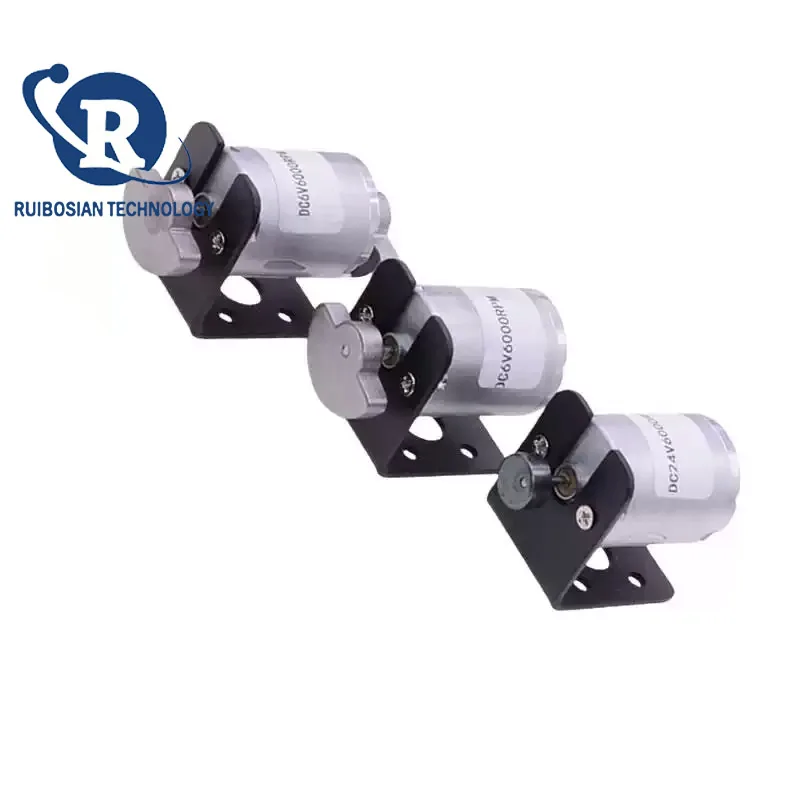 Micro DC vibration motor370 6V 12V 24V Beauty massager Eccentric fan-shaped vibration motor bracket