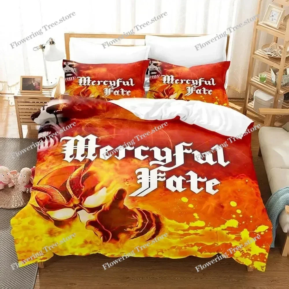 

Mercyful Fate Bedding Set Boys Girls Twin Queen Size Duvet Cover Pillowcase Bed Kids Adult Fashion Home Textileextile029