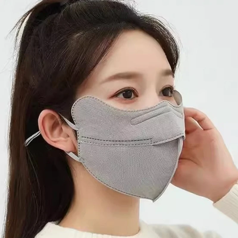 Washable Cotton Mask Mouth Face Mask Fashionable Reusable Anti-UV Anti-Dust Cotton Mask