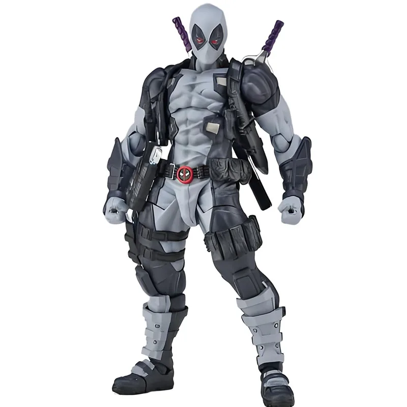 카이요도 오리지널 REVOLTECH Deadpool Ver.2.0 X - Force Color Ver.&Deadpool Ver.2.0 애니메이션 액션 모델 장난감 소년을위한 모델 선물