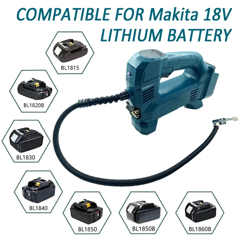 

HOT For Makita 18V Battery Air Inflator Portable Car tyre air with Digital Pressure Gauge for Cars Motorcycles Bikes Sport Balls