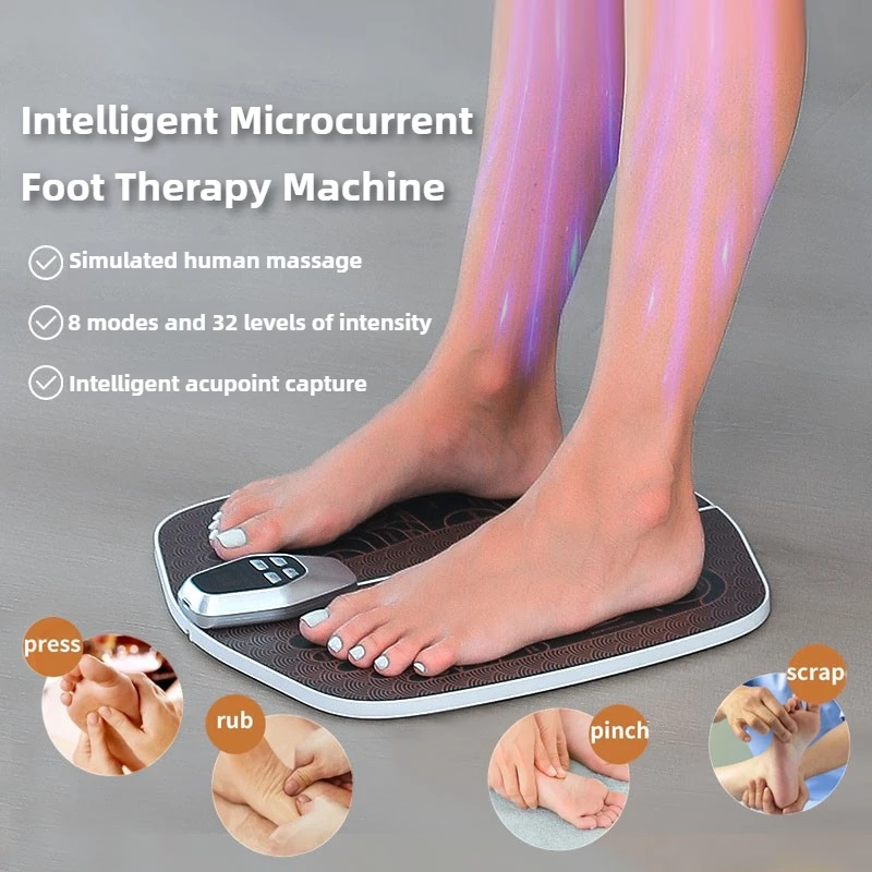 

Бытовая интеллектуальная низкочастотная импульсная массажная подушечка для ног для акупунктуры и прижигания, микротоковая физиотерапевтическая машина для ног