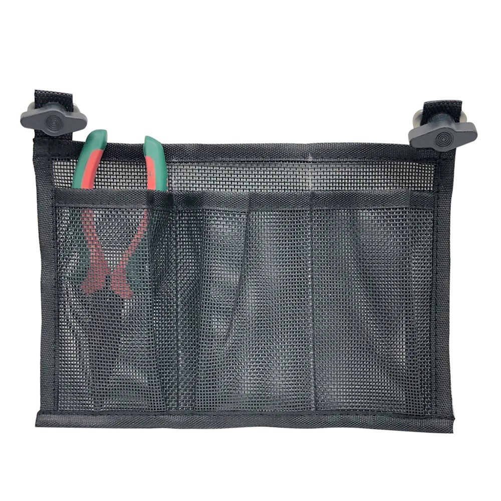 1x Marine Yacht  Kayak Canoe Parts Beer Fishing  Tackle Box Storage Bag Outdoor  Portable Fishing Storage  Mesh Bag Side Pocket