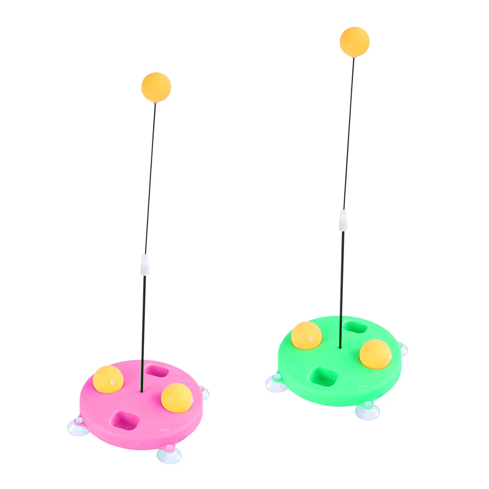 

2pcs Table Tennis Trainer Kids Sports Toys Pingpong Hanging Plastic Indoor Child Elastic Bobbin Practice No Site Restrictions