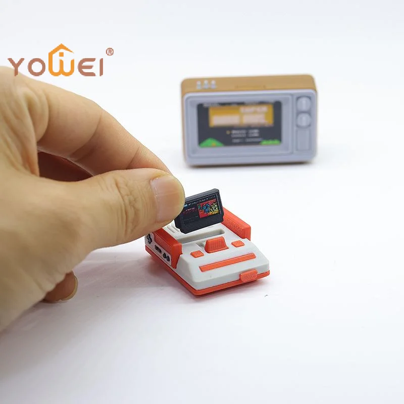 

Миниатюрная ностальгическая игровая приставка в масштабе 1/12 для кукольного домика, модель для декора гостиной, аксессуар для кукол.