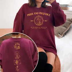 Pride and Prejudice Quotes Sweatshirt Aesthetic Jane Austen Shirt Romance Novels Gift Shirts Book Lover Trendy Sweatshirts