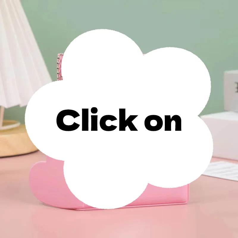 Heart Hollow Clear 3 Inch Photocard Holder Portable Mini Idol Picture Album Dustproof for  Photo Collection Party Favors