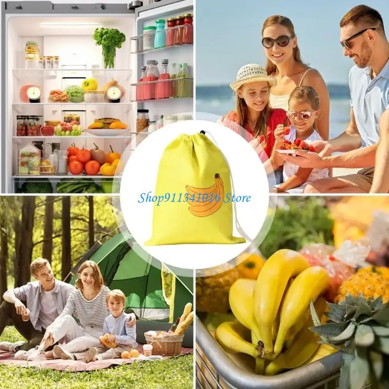  Reusable Fruit Vegetable Storage Bags Keep Produce Freshing Long Time Polyester