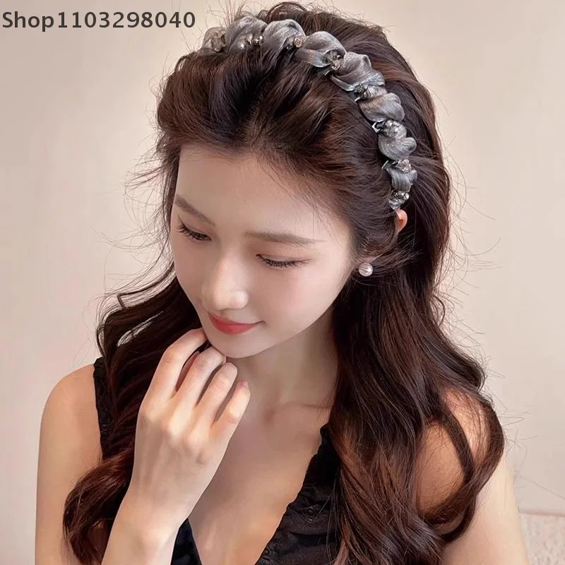 Elegant Mesh Pleated Hair Headband For Women – Lightweight, Luxurious Hair Accessory With Delicate Texture