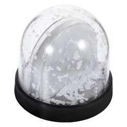 1Pc Snow Globe Photo Frame Plastic Picture Frame Snowglobe With Photo Insert Diy Craft Material Christmas Birthday Wedding Gift