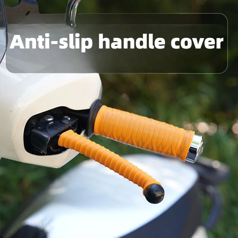 Suitable for Motorcycle Handlebar Covers, Electric Bike Handlebar Covers, Shock-Absorbing Brake Lever Protectors, and Anti-Slip