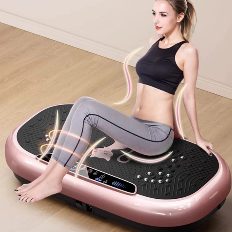 High Capacity Smart Portable Vibration Plate Whole Body Trainer for Home Fitness Exercise Weight Loss Workout 150KG Max Load