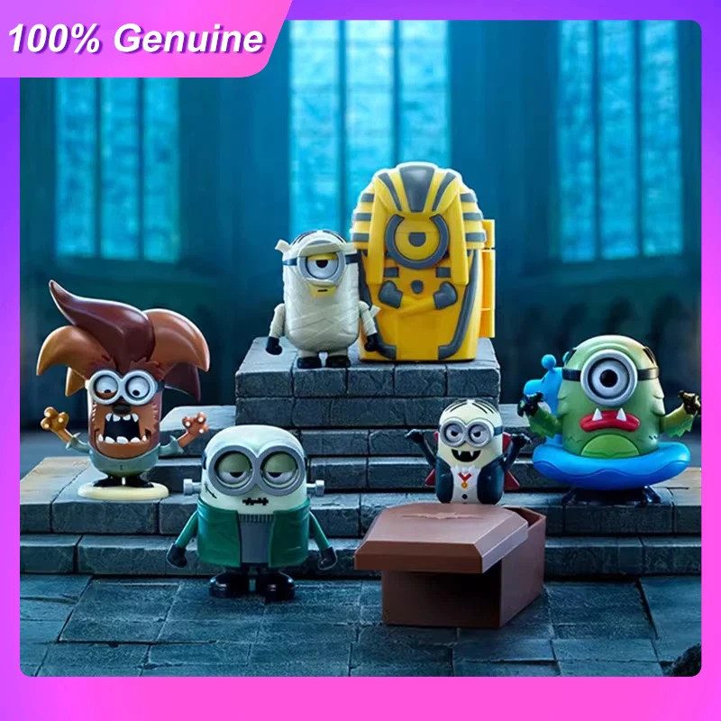 

Authentic BEAST KINGDOM Monster Minion Series Clockwork Mobile Blind Box Minion Handheld Ornament Toy Model