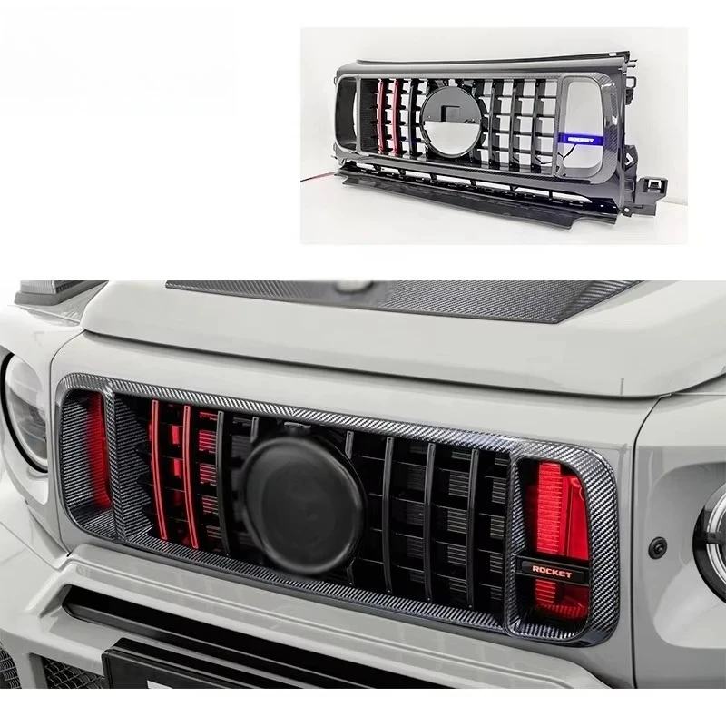 

Hot Sale Dry Carbon G-class W464 W463A G500 G63 Bumper Grille For 2019y~ B900 Front Grille Frame Car Accessories Auto Parts