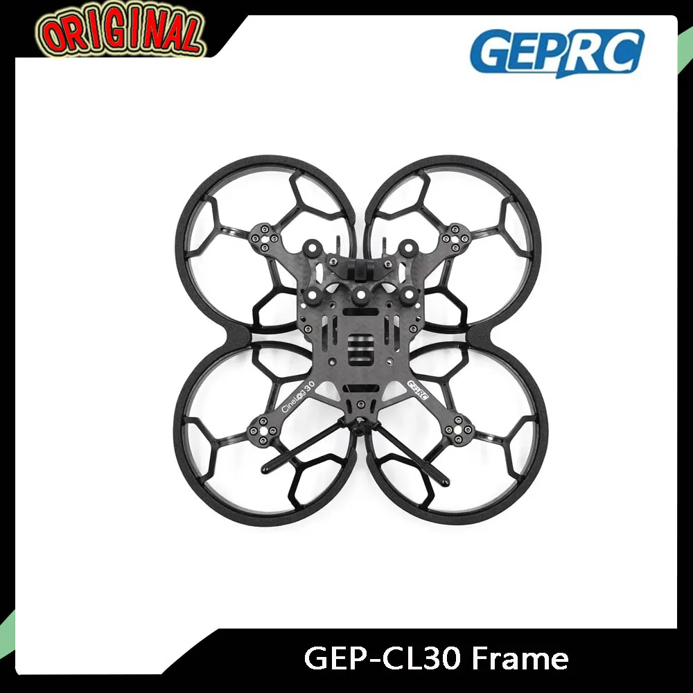 إطار GEPRC GEP-CL30 CineLog 30 FPV مقاس 3 بوصات CF 126 مم WB خفيف الوزن مع واقي الدعامة سهل التجميع لمرشحات سباق RC FPV