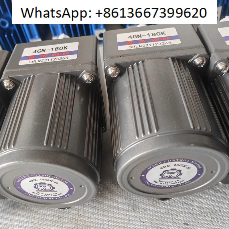4RK25GK-S3/S2 Micro 25W Three-Phase Gear Motor 4GN180 200K with Terminal Box.1PCS