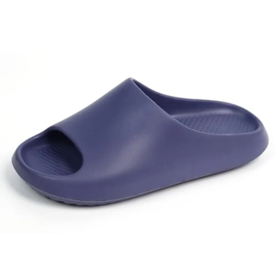 

Pillow Slippers for Women and Men, EVA Cushioned Thick Sole Soft Summer Slides with Arch Support Drainage Holes Non-Slip Quick