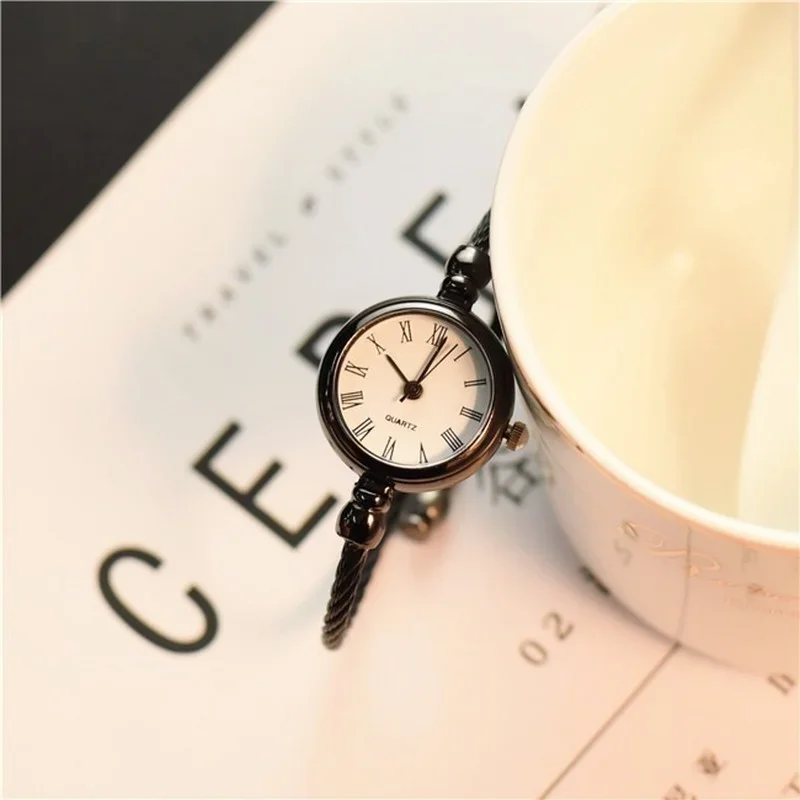 Watch Bracelet Female Opening Students Give Girls Birthday Gifts Korean Version of The Creative College Style Thin Chain Watches