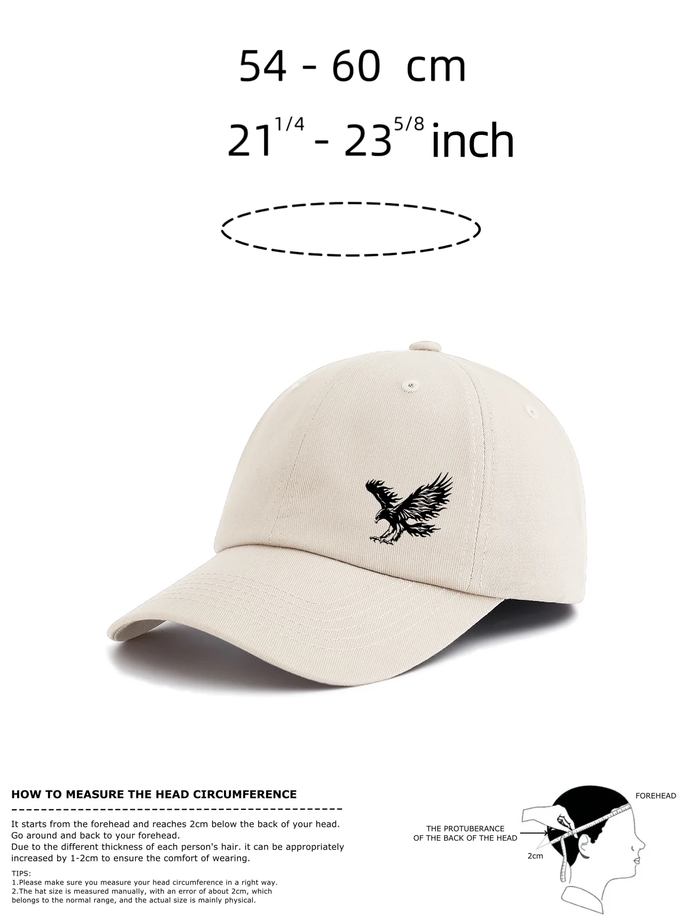 Casquette de Baseball imprimée EAGLE pour adultes, chapeau de papa réglable et doux, Style rétro minimaliste, décontracté, parfait comme cadeau, 1 pièce