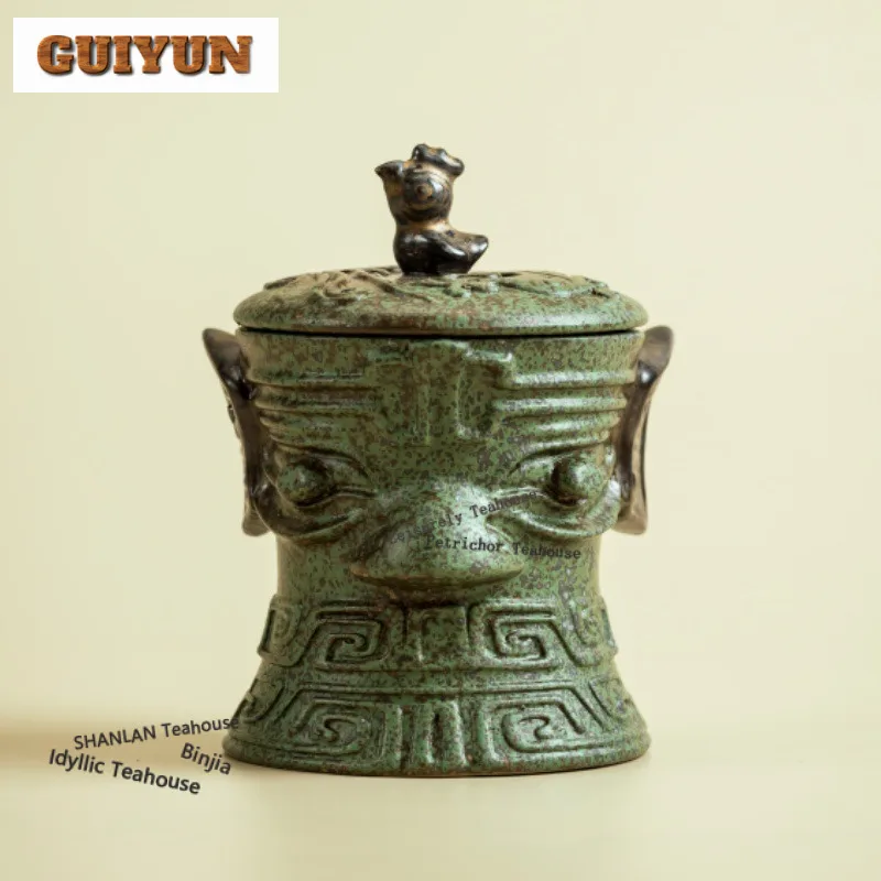 

190ml Sanxingdui Mask Coffee Mug Cappuccino Latte Cup Afternoon Tea Mug Coffee Milk Pot Master Office Water Cup Cafes Gift