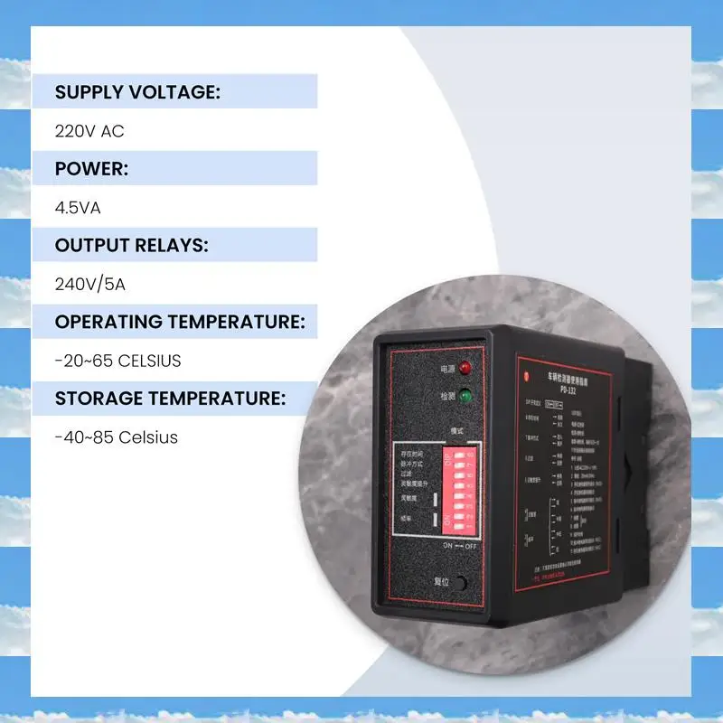 

A11I PD132 Single Channel Inductive Vehicle Loop Detector For The Car Parking Lot