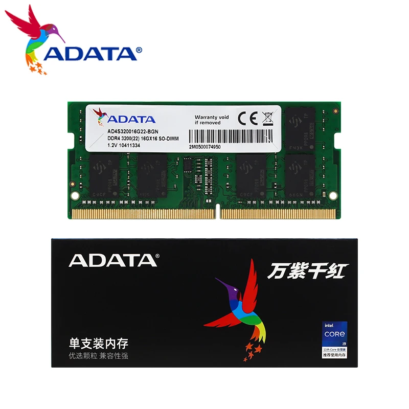 

Память ADATA DDR4 100% Оригинальная для ноутбука, 2600 МГц, 2666 МГц, 3200 МГц, 8 ГБ, 16 ГБ, 32 ГБ