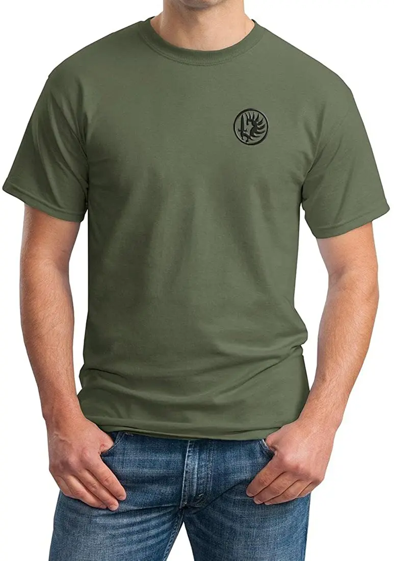 Military Online French Foreign Legion 2nd Paarchute Regiment 100% Cotton Men T Shirt