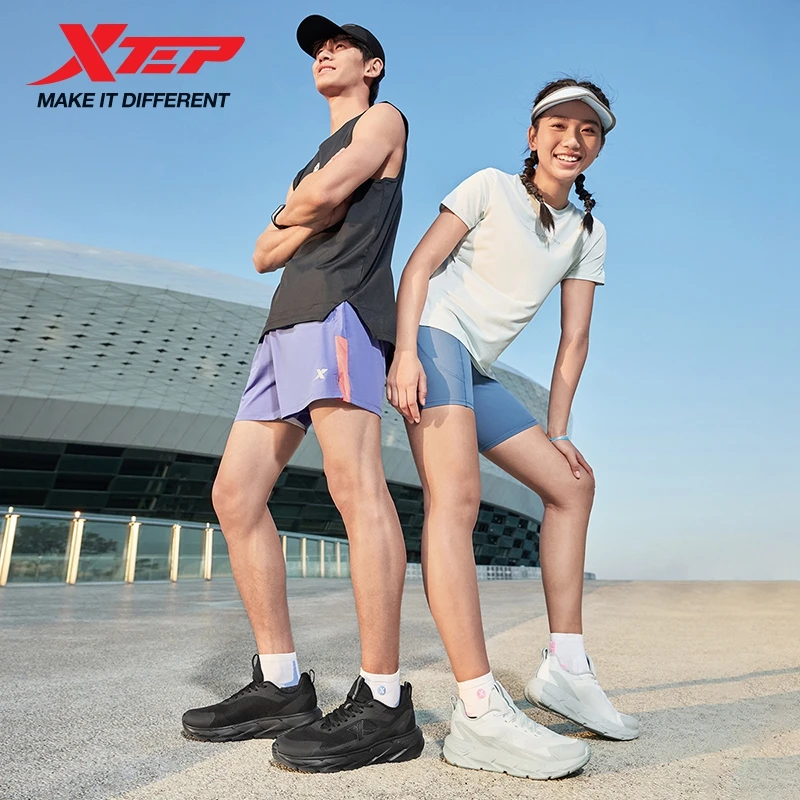 Xtep Cross-country Running Shoes for Men 2025 Spring Balanced Shock-absorbing Non-slip Wear-resistant Sport shoes 875119110018 image 6