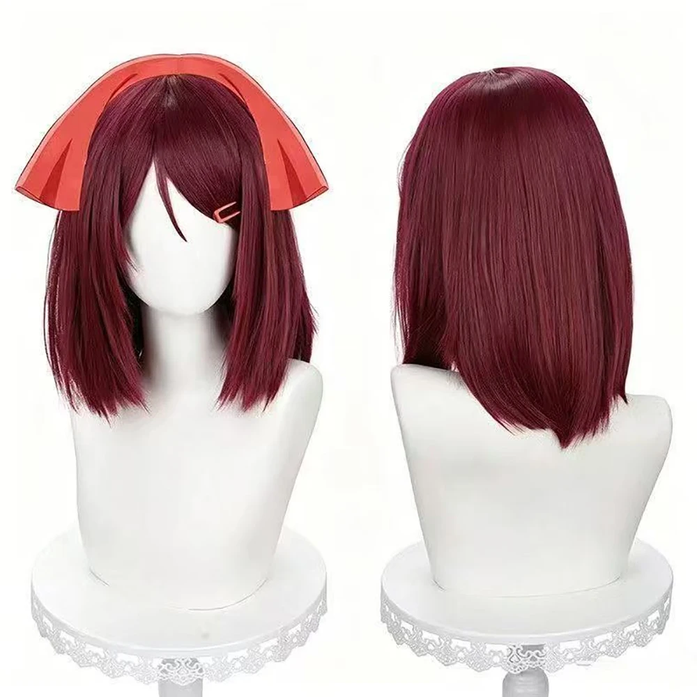 Synthetic Hair Wig Mr. Tagayama and Miss Yamada Smoking Behind the Supermarket with You Cosplay Wig  Rose Net