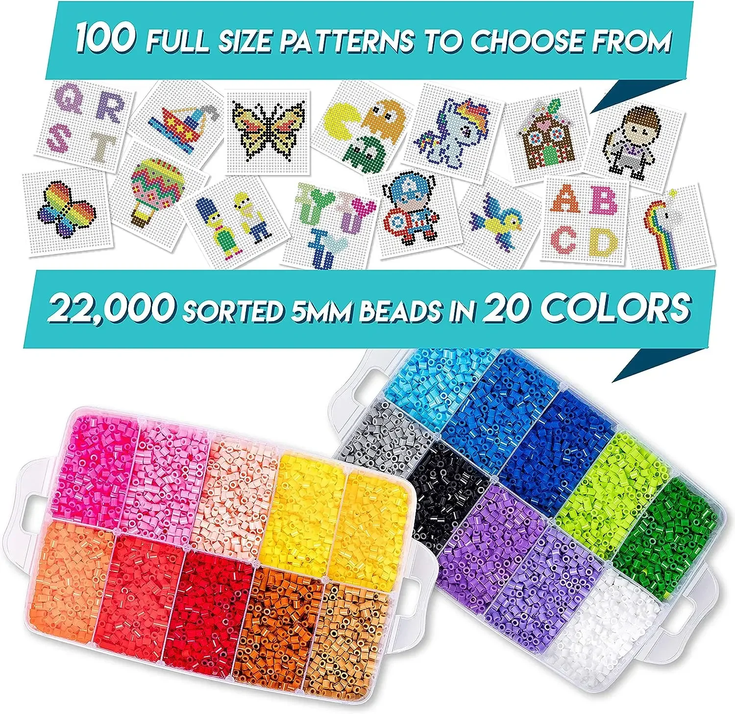 5mm Hama Beads 1000pcs Color Pixel Art Iron Beads for Kids Hama Beads Diy Puzzles High Quality Handmade Gift Toys