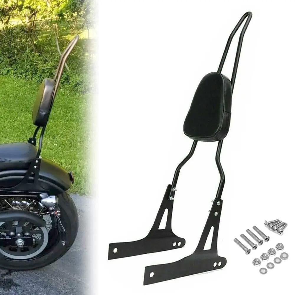 

For Motorcycle Black Detachable Backrest Sissy Bar with Pad for Harley Dyna Street Bob FXDB 2006-2016