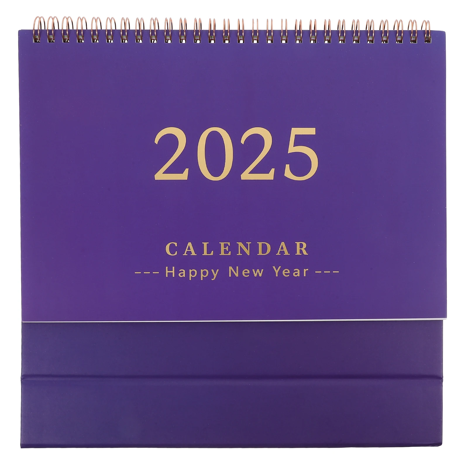 

Sturdy 2025 Standing Flip Desktop Calendar Minimalist Design Functional Daily Calendar for Home Office Use Easy Adjust