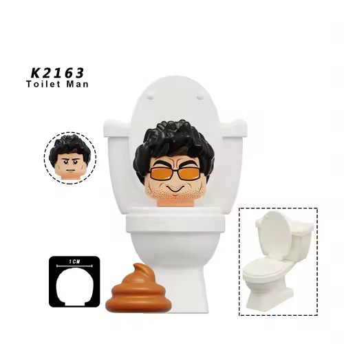 New KDL SWAT Skibidi Toilet Man Figures Anime Block Toys TvMan Titan Cameraman Speakerman Bricks Model Toy Birthday Gift - Image 17
