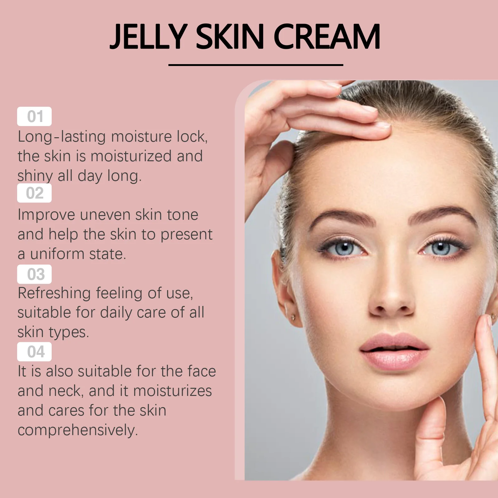 HOYGI Collagen Jelly Face Cream Nourishing Tightening Shrinks