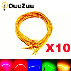 3V COB LED Flexible Filament 38mm 60mm 95mm 80mm 130mm Retro Edison Bulb Lamp Parts LED Diode Lighting Strip Decoration