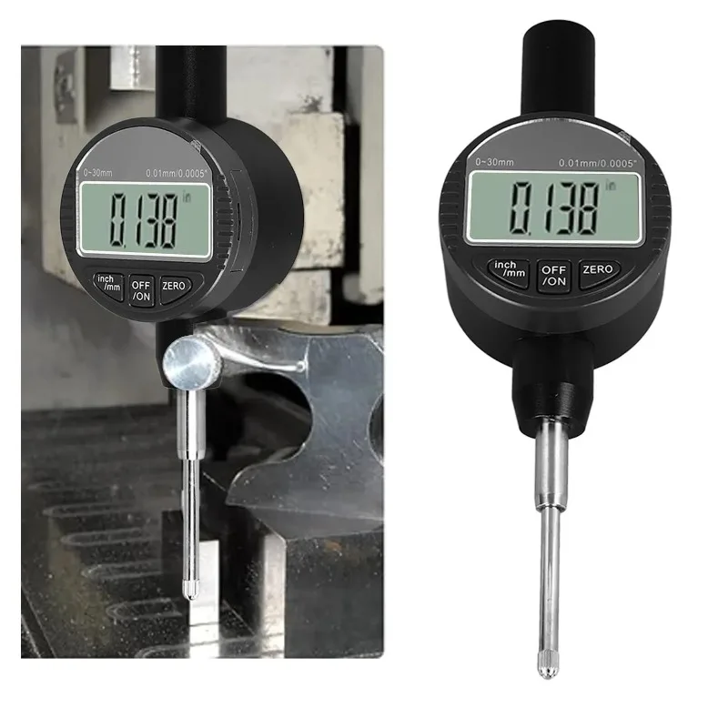 Digital  Gauge Digital  Indicator 0.01mm 0.0005in Resolution 0 To 30mm Range M2.5 Thread High Accuracy  Test Gauge