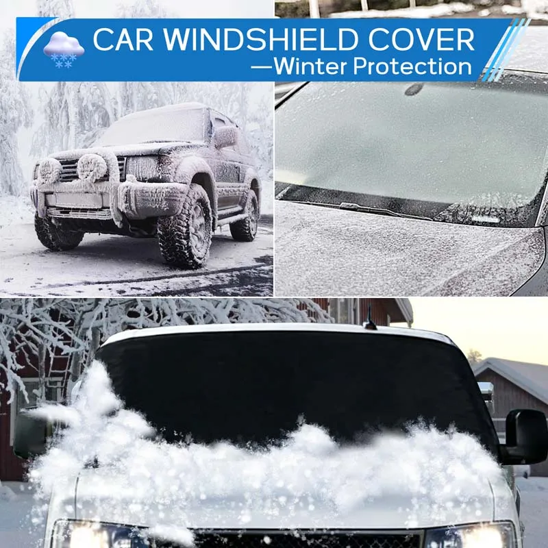 

Защитный чехол от снега для лобового стекла автодома из ткани Оксфорд, солнцезащитный козырек для Ford E450 Class C 1997-2025