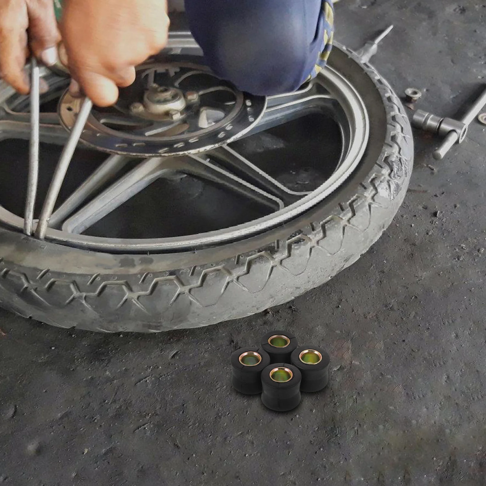 

4 Pcs Shock Absorber Rubber Ring 10MM Rear Shock Mount Motorcycle Accessories Electric Scooter Buffer Cushion Motorcycle