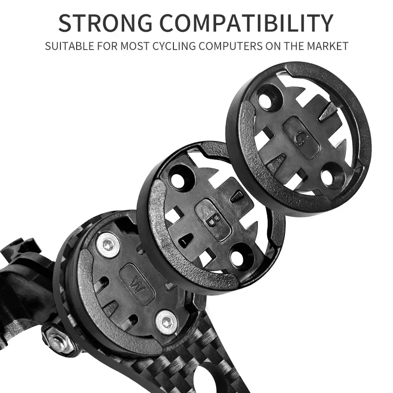 حامل عداد السرعة للدراجة من ألياف الكربون للكمبيوتر Garmin Sport Camera GPS Bike Bracket Road Gravel ملحقات الدراجة الهوائية