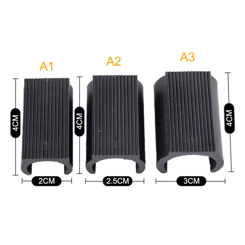 10 pz durevole a forma di U sedia gamba Pad utile antiscivolo tubo Caps Anti-anteriore inclinazione ammortizzatore sgabello tubo morsetto scivola protezione del pavimento