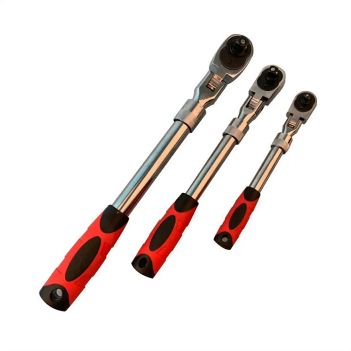 A77K 72-Tooth Telescopic Ratchet Wrench 1/2 Automatic Quick-Release Quick Wrench Telescopic Wrench Movable Head Wrench