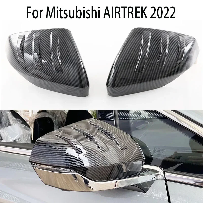 

For Mitsubishi AIRTREK 2022 Exterior Rearview Mirror Protector Shell Cover Side Mirror Rain Visor Trim