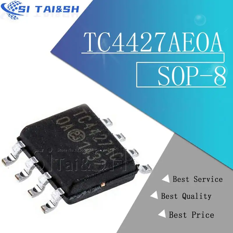 10 teile/los tc4427acoa sop8 tc4427 sop tc4427aeoa tc4427a sop-8