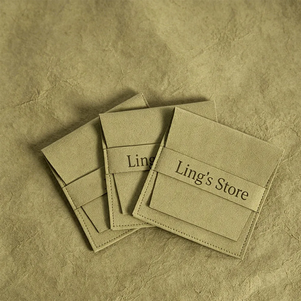 

Wedding Favors For Guests Bulk 50pcs Custom Logo Microfiber Jewelry Small Gift Bags Mini Rings Necklace Pendant Cosplay Choker