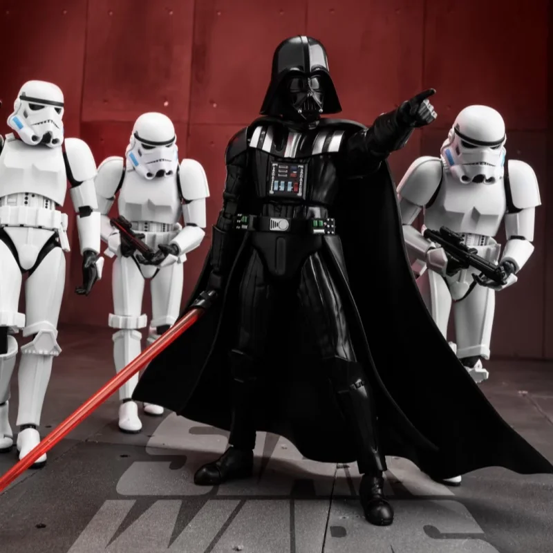 

Подлинные Blokees Star Wars Дарт Вейдер Скайуокер Имперский Штурмовик Класс Версия Игрушка Фигурка Собранная Модель Подарки Игрушки