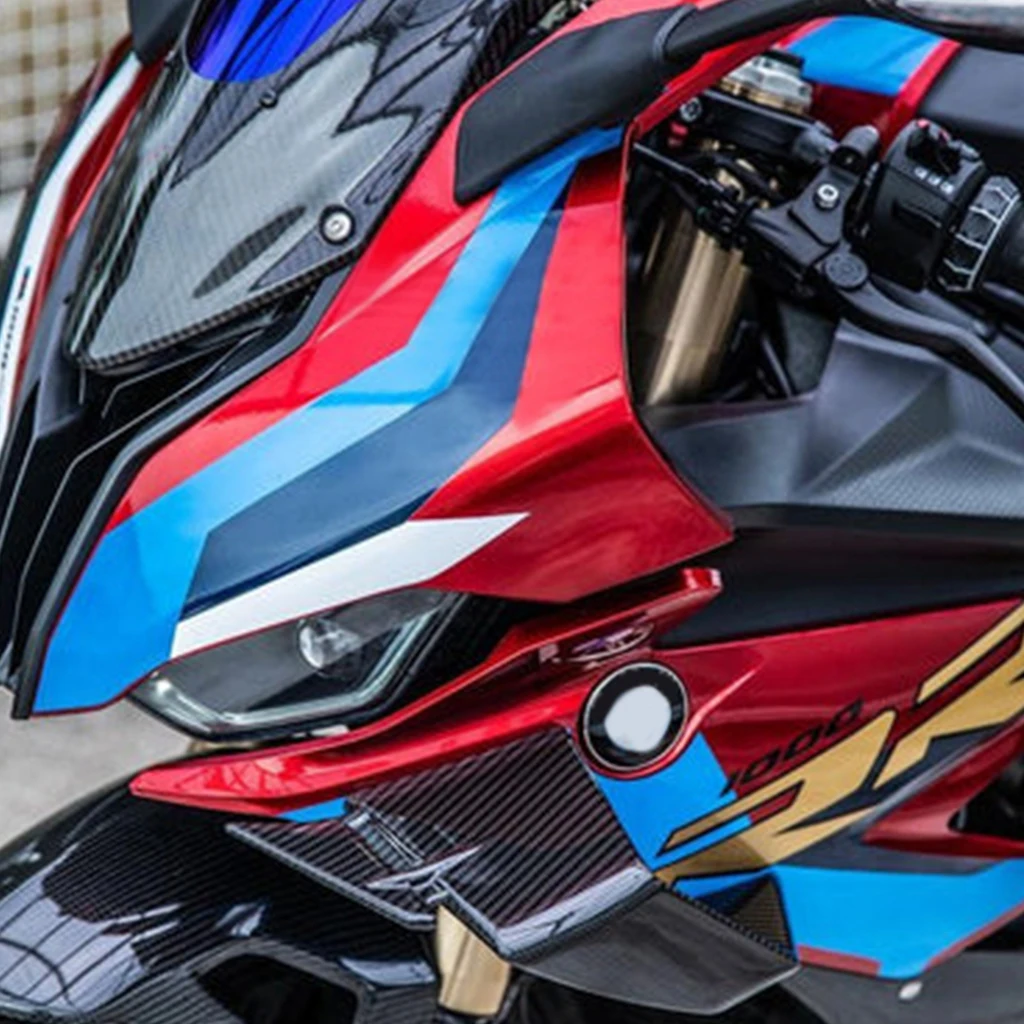 2022 For BMW S1000RR M1000RR 2019 2020 2021 100% Pure Dry Carbon Fibe Motorcycle Winglets Parts Fenders Cover Fairing Kits