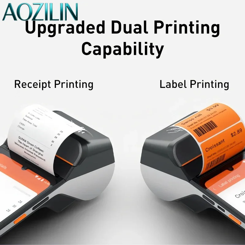 AOZILIN V3 Handheld POS Terminal, 6.75