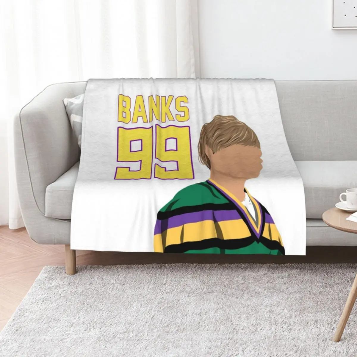 

Adam Banks Throw Blanket Luxury Thicken Thermal Bed Fashionable warm winter Blankets