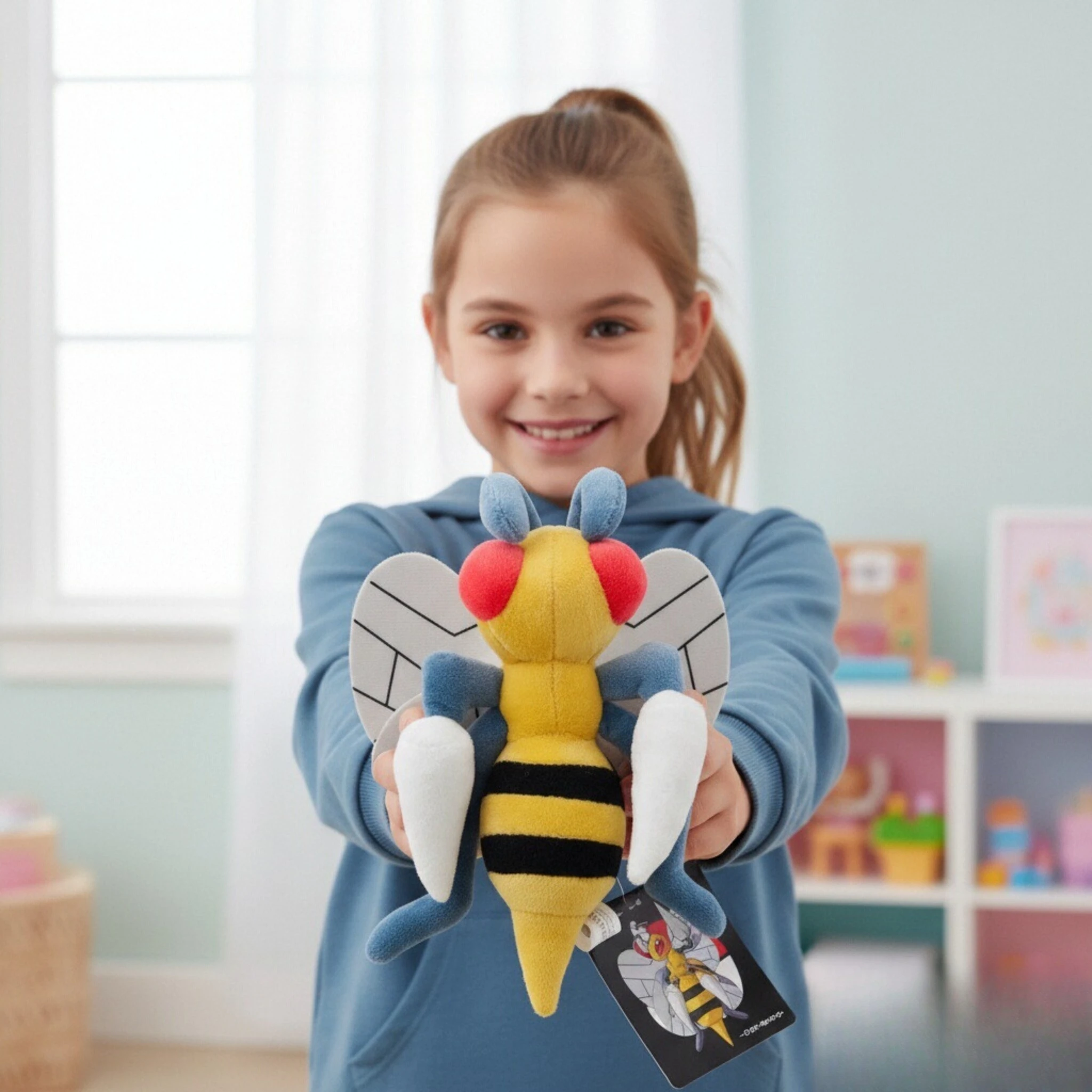 

Pokemon Plush Toys Anime Palafin Tinkatink Grafaiai Charcadet Beedrill Anime Stuffed Doll Birthday Gift